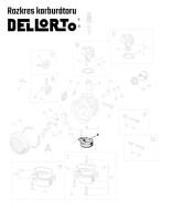 Dellorto Babetta karburátor úszó