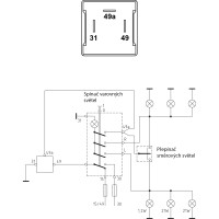 Irányjelző megszakító 12V 2x21W Škoda CZ