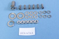 Jawa 350 Jawa 350 komplett csavarkészlet panelpolírozott rozsdamentes acélból