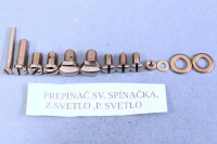 Pionýr 550 komplett motorkerékpár csavarkészlet - polírozott rozsdamentes acél