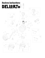 Dellorto Babetta karburátor csúszó