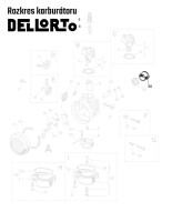 Dellorto Babetta PVC karburátor szívóbetét