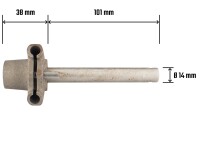 Váltótengely tartóval ČZ 125, 175, 250 Kyvačka