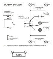 Irányjelző megszakító 6V - 2x21W