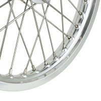 Komplett kerék Simson Al. felni 1.6 x16 (rozsdamentes acél küllő) tárcsafékre - DPR