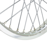 Komplett kerék Simson Al. felni 1.6 x16 (króm küllős) tárcsafékre - DPR