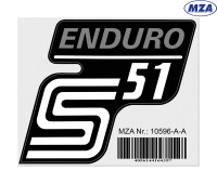 S51 Enduro MZA postaláda matrica