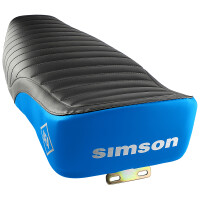 Komplett ülés Simson S51 Enduro - fekete/kék - MZA