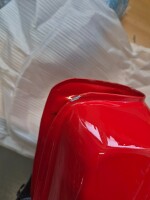 Simson S51 Elektronik dobozfedél tartály - narancssárga - MZA - SÉRÜLT