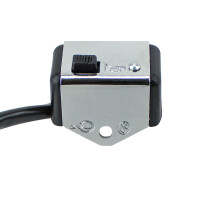 Babetta csengő/kürt gomb - króm - komplett