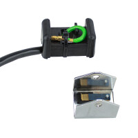 Babetta csengő/kürt gomb - króm - komplett