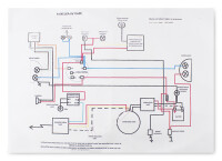 Villanyszerelés Jawa 250/350 Panel VAPE-hez