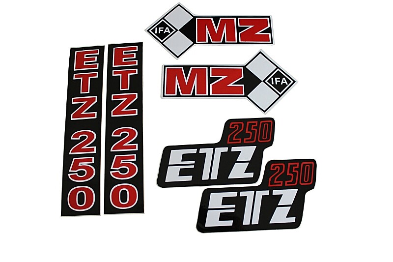 MZ ETZ 250 matrica készlet