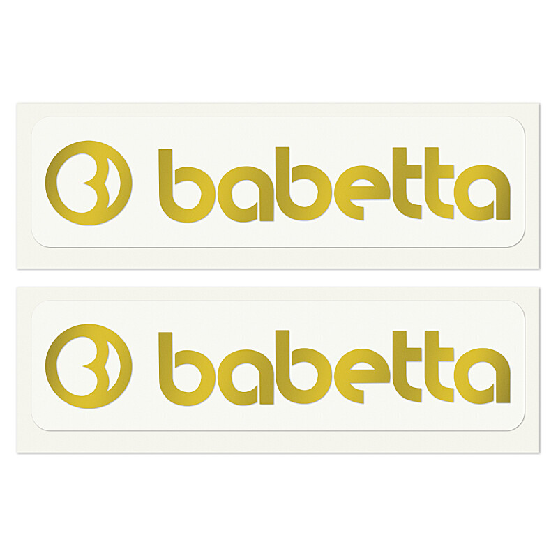 Matrica Babetta arany 13,5x2,5 - 2 db