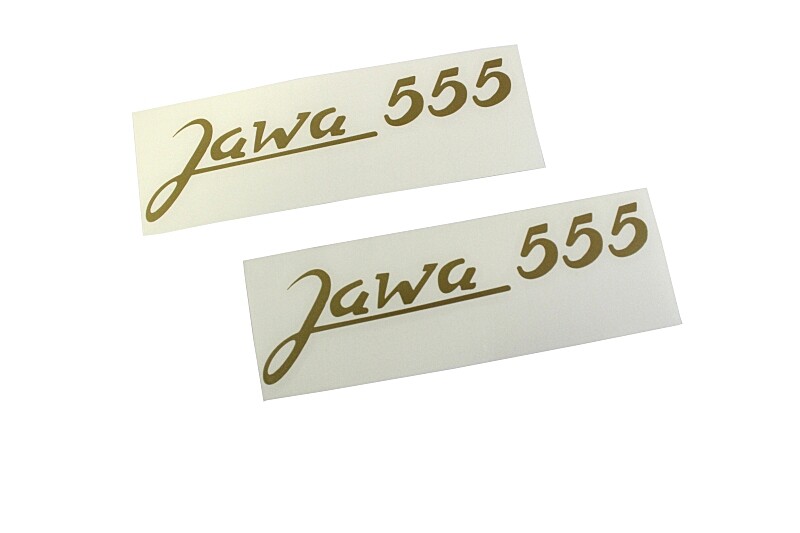 Matrica Jawa 555 - 11,5x3,5 - 2 db