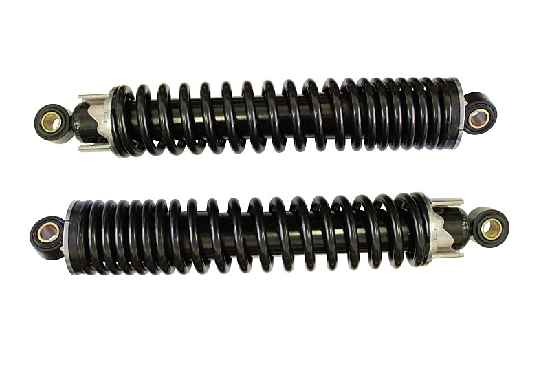 Hátsó hangtompító Jawa 350 type 638 fekete (szett) - import