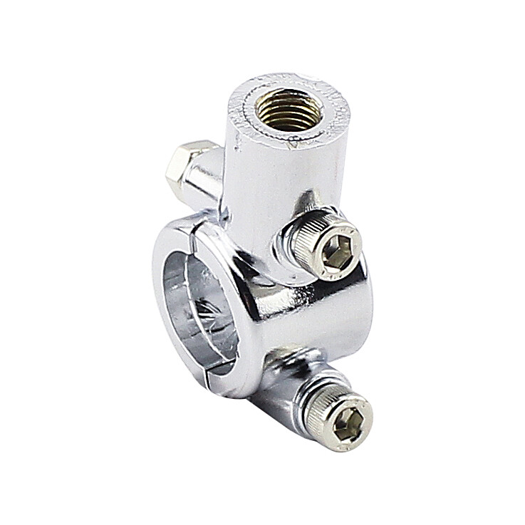 Tükörfoglalat M10 x 1,25 műanyag - króm