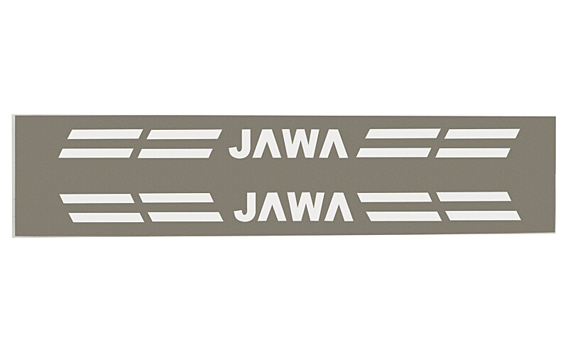 Sablon a == JAWA == felirat szórásához