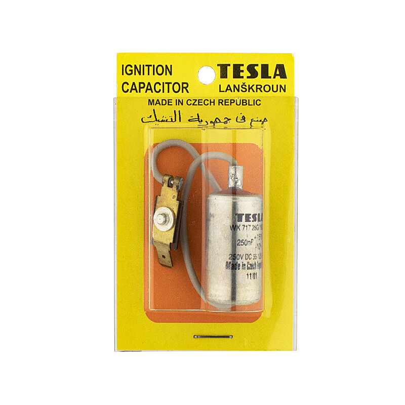 Kondenzátor Tesla szigeteléssel (eredeti Csehszlovákia)