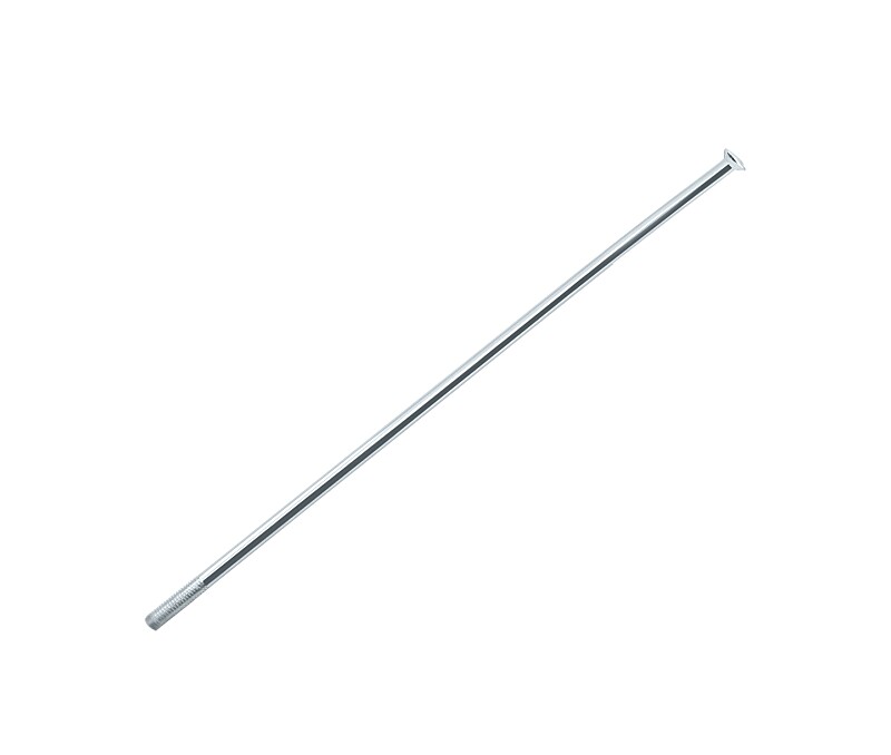 Kerékküllős M3,5x163 cink féldob - egyenes