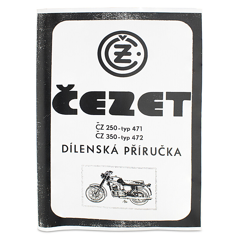 Műhely kézikönyv ČZ 250/471, 350/472