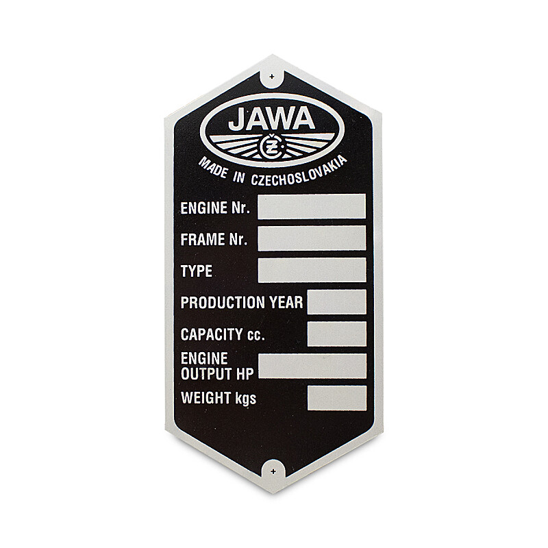 Jawa 250/350 Kyvačka keretcímke - angol