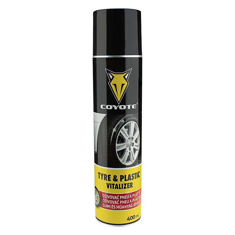 Coyote műanyag és gumiabroncs életre keltő - 400 ml spray