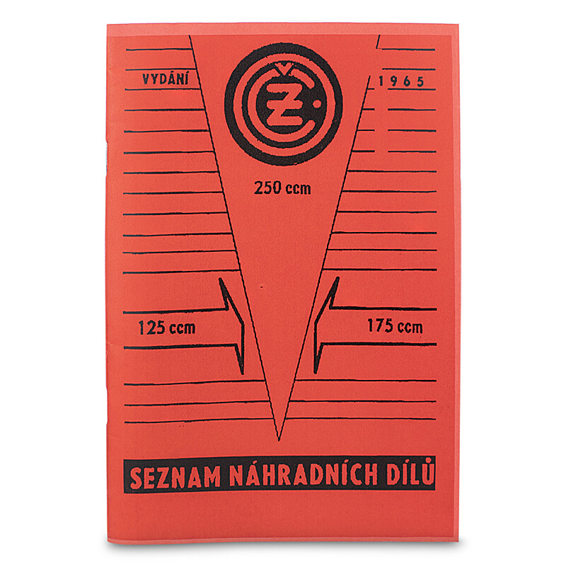 Katalógus ND ČZ 125,175,250 Kyvačka 450, 453, 455