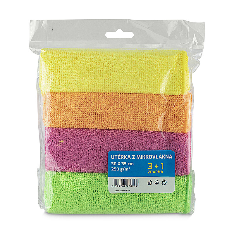 Svéd mikroszálas törölköző - 30x35cm - 4 db-os szett
