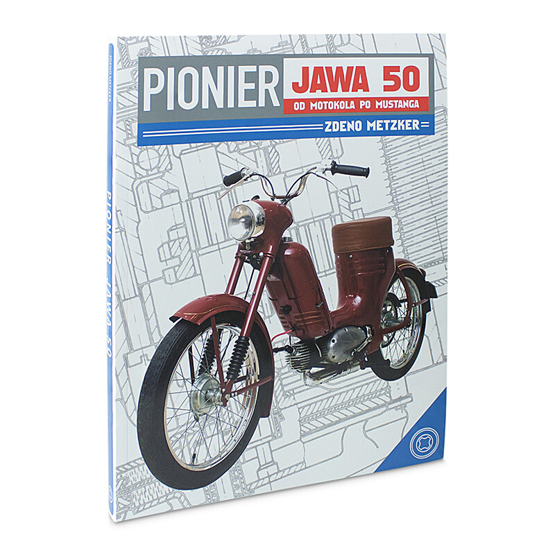 A Pioneer Jawa 50 könyv - a motorkerékpártól a Mustangig