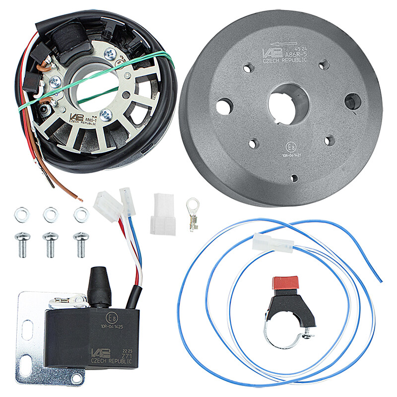 Érintésmentes gyújtás ČZ 380 514-es typhoz - 1-es változat.