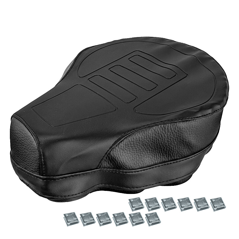 Babetta 210, 225 nyereghuzat - fekete csatokkal - Csehország