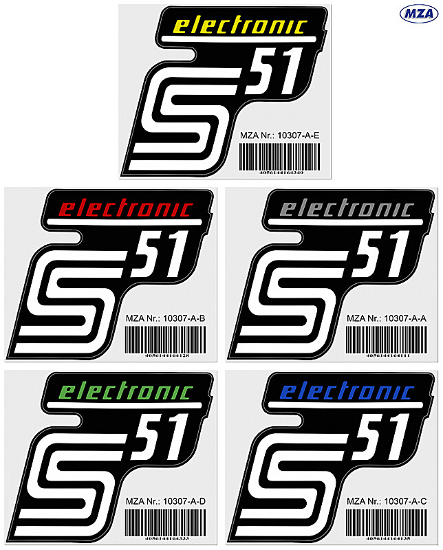 S51 elektronikus MZA postaláda matrica
