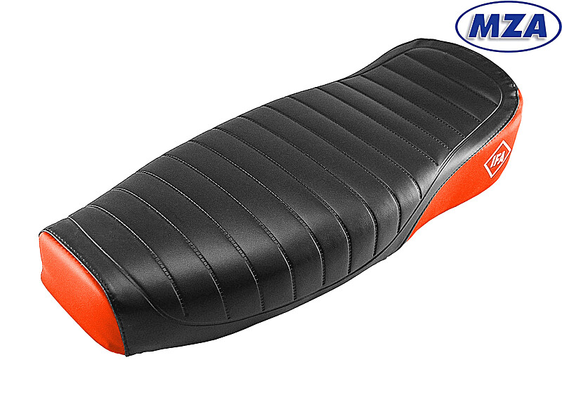 Komplett ülés Simson S51 Enduro - fekete/piros - MZA