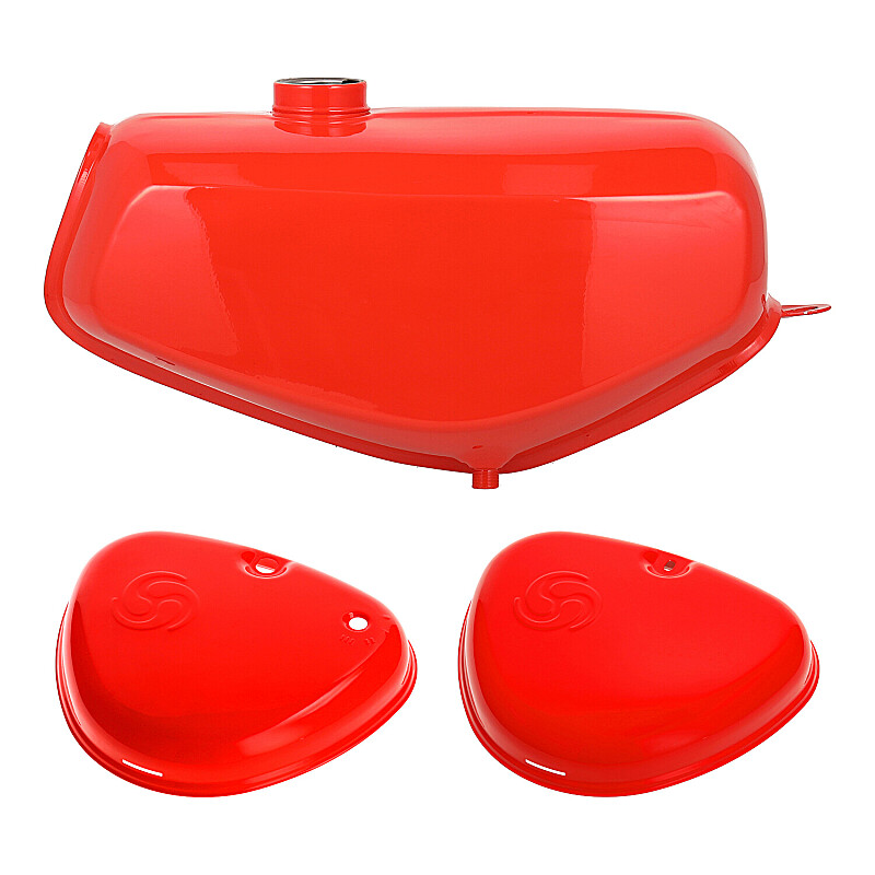 Simson S51 Elektronik dobozfedél tartály - narancssárga - MZA - SÉRÜLT