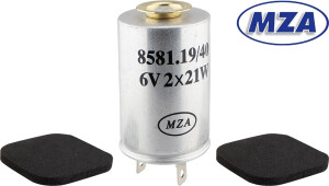 Villogó kapcsoló 6V 2x21W Simson - MZA
