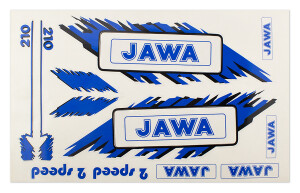 JAWA - Babetta - kék matrica készlet