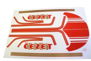 Matrica ČZ 350 piros - arany
