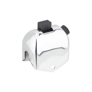 Oldalsó nyílással ellátott villanykapcsoló - króm