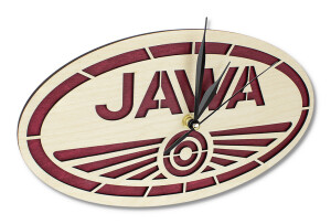 Fa óra - Jawa logó 16,5x29,5cm