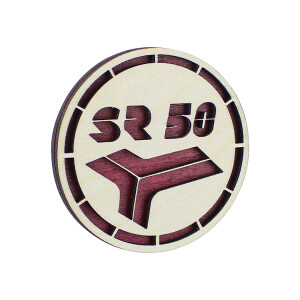 Fa mágnes Simson SR50 - 6cm - piros