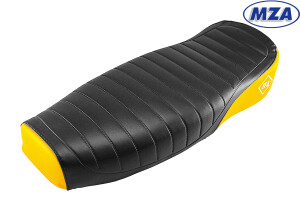 Komplett ülés Simson S51 Enduro - fekete/sárga - MZA