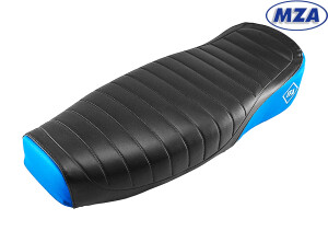 Komplett ülés Simson S51 Enduro - fekete/kék - MZA