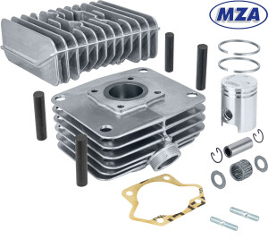 Hengerfej Simson S51, SR 50 - MZA (polírozott felület)
