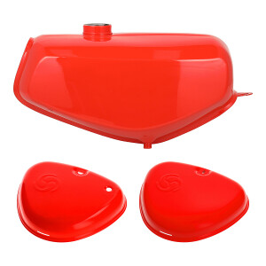 Simson S51 Elektronik dobozfedél tartály - narancssárga - MZA - SÉRÜLT