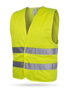 Sárga, jól láthatósági mellény - XXL