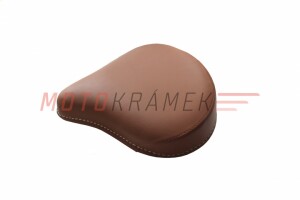 Hátsó nyereg Pérák - világosbarna - bőr