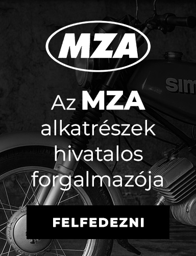 Az MZA alkatrészek hivatalos forgalmazója